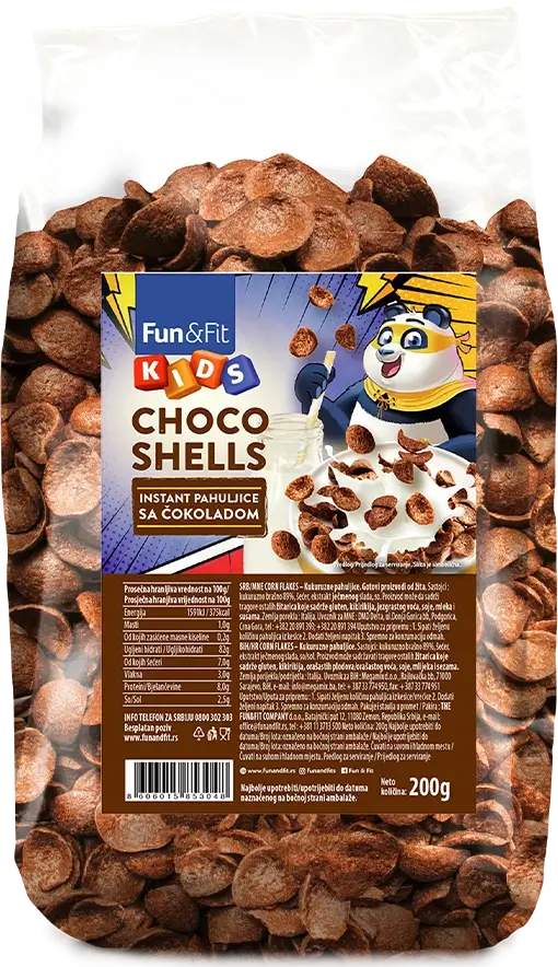 Fun&Fit <br>Choco shells 200g