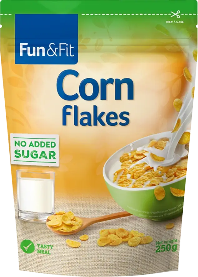 Fun&Fit <br>Corn flakes 250g