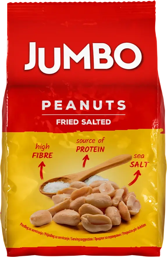 JUMBO <br>Peanuts fried in vacuum 500g