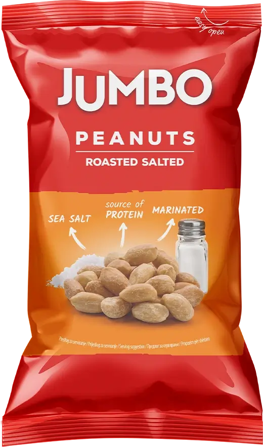 JUMBO <br>Roasted and salted peanuts 80g