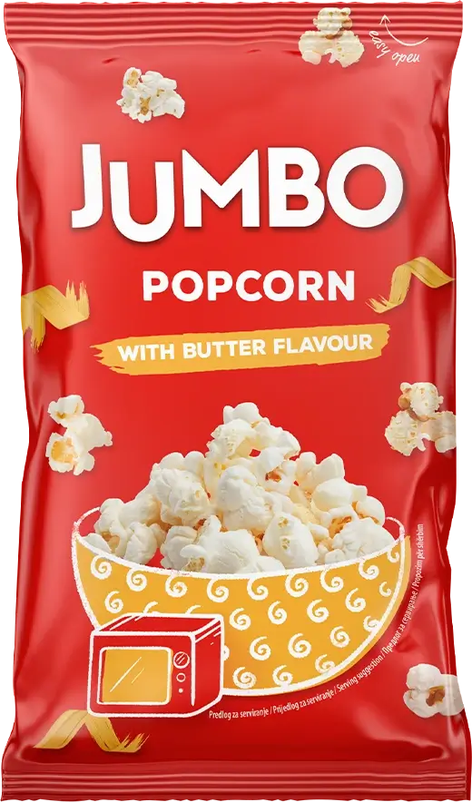 JUMBO <br>Butter popcorn for microwave 100g