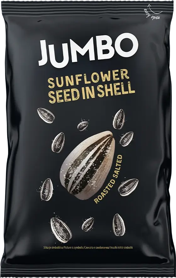JUMBO <br>Sunflower seeds baked in shell 200g