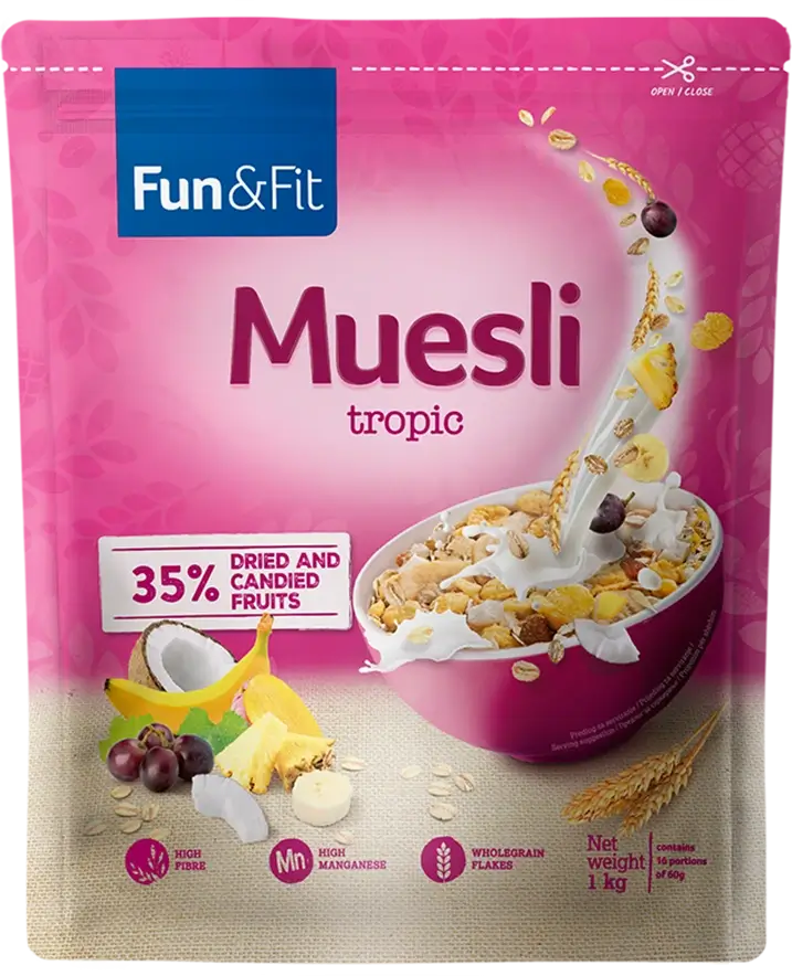 Fun&Fit <br>Musli tropik 1kg