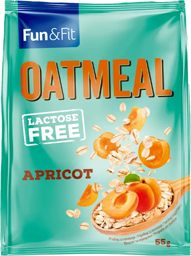 Fun&Fit <br>Apricot oatmeal 55g