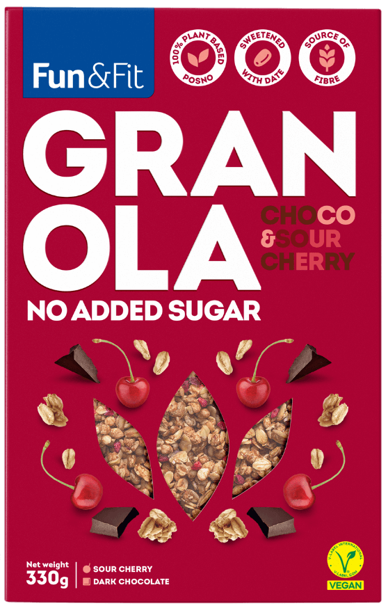 Fun&Fit <br>Granola Chocolate Cherry  330g