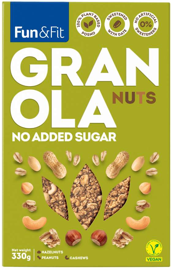 Fun&Fit <br>Granola nuts 330g