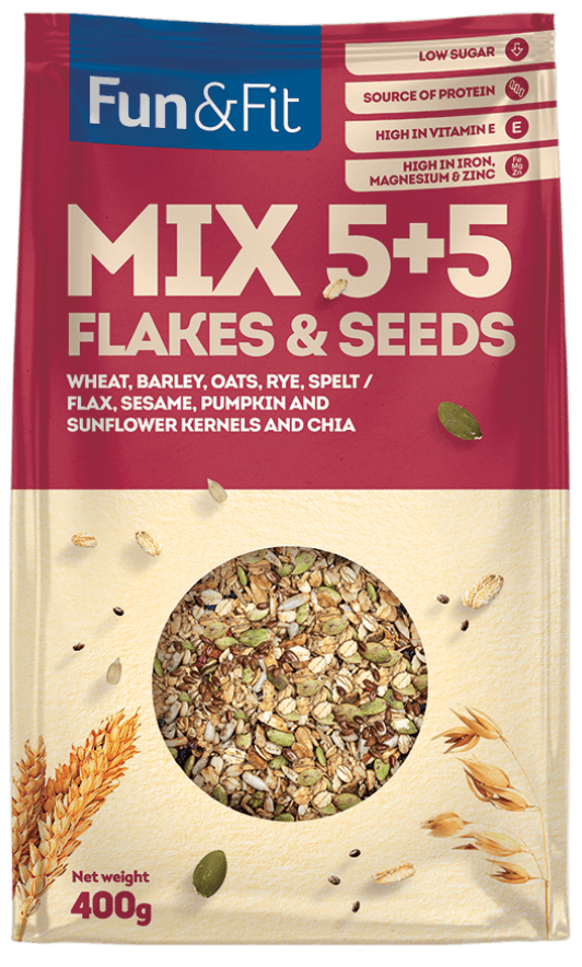 Fun&Fit <br>Mix 5+5 of flakes and seeds 400g