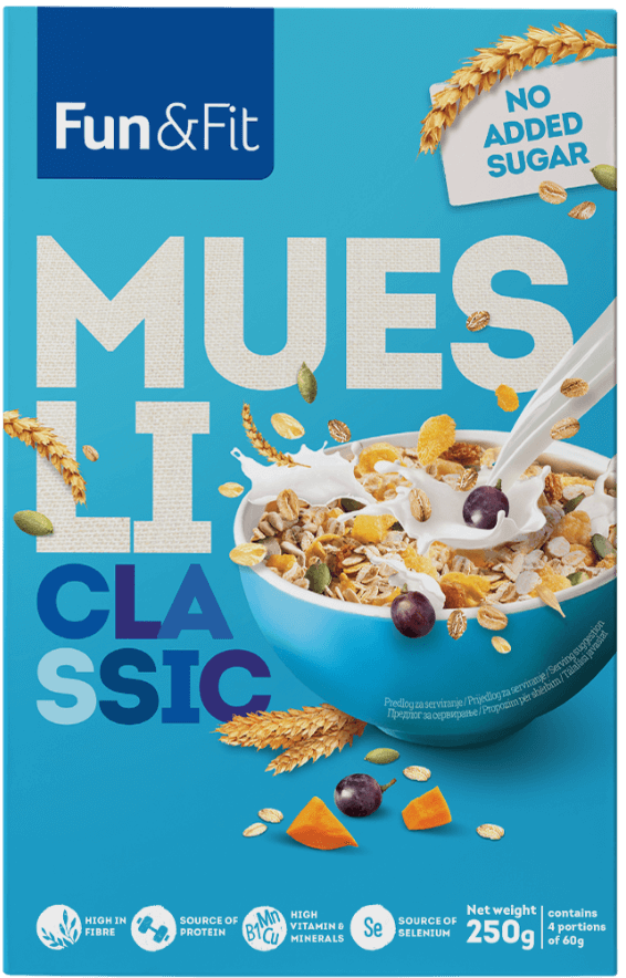 Fun & Fit <br>Muesli classic 250g