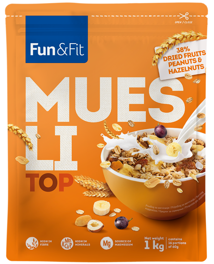 Fun&Fit <br>Musli top mix 1kg