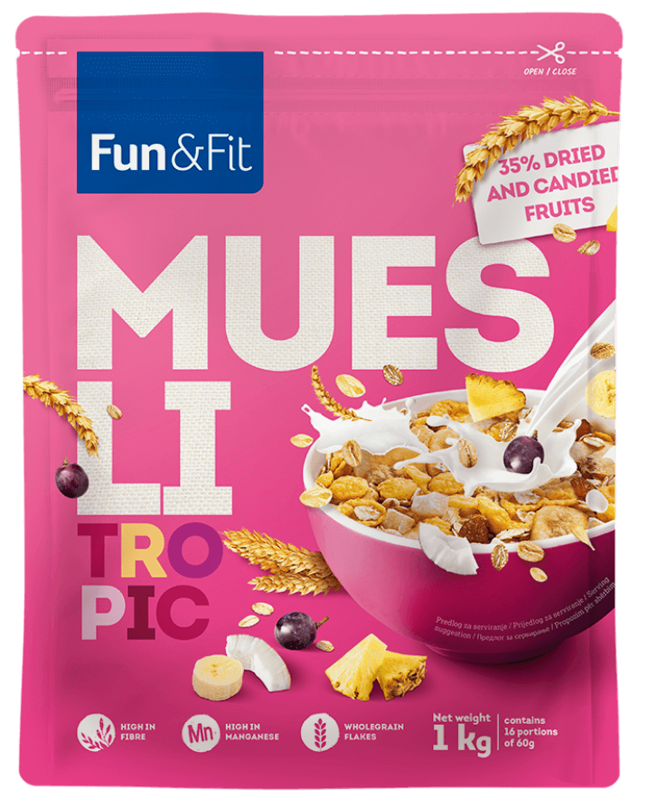 Fun&Fit <br>Musli tropik 1kg