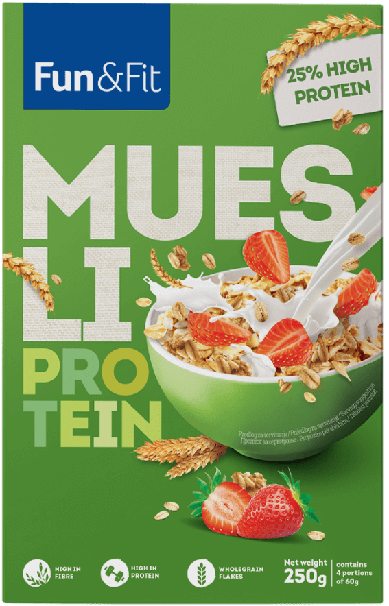 Fun&Fit <br>Musli protein 250g