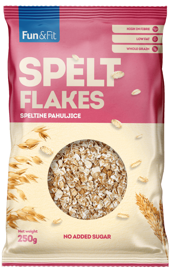 Fun&Fit <br>Spelt flakes 250g