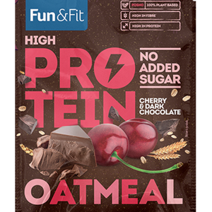 Protein ovsena kaša višnja i crna čokolada